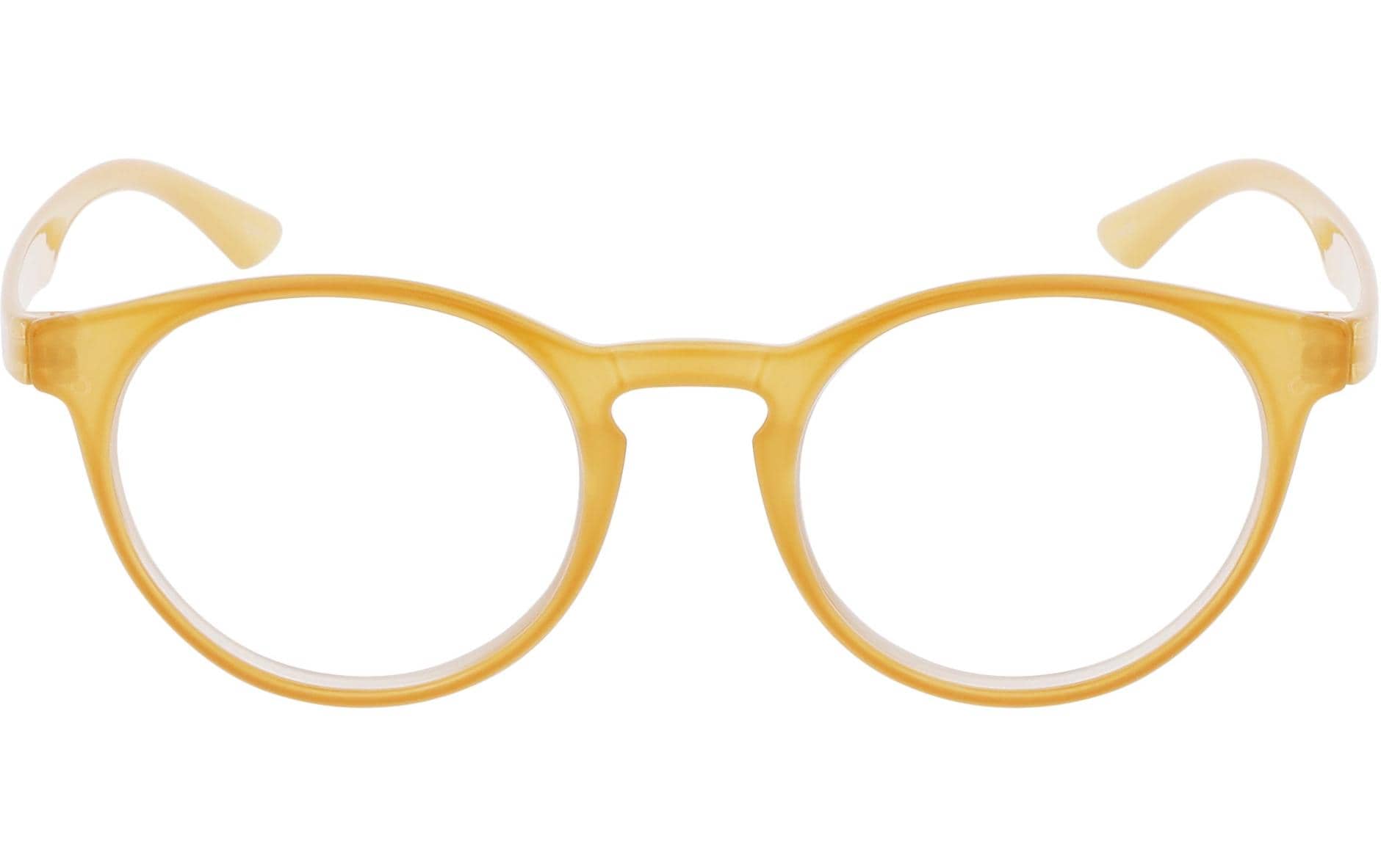 SMARTY Lesebrille Krebser Stärke +2.50, Transp. Amber