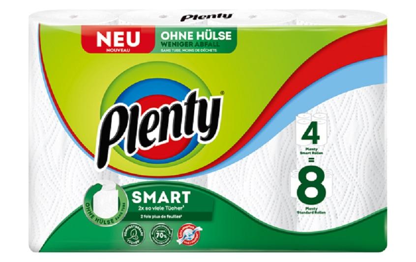 Plenty Smart Haushaltspapier weiss 4 Rollen à 90 Blatt