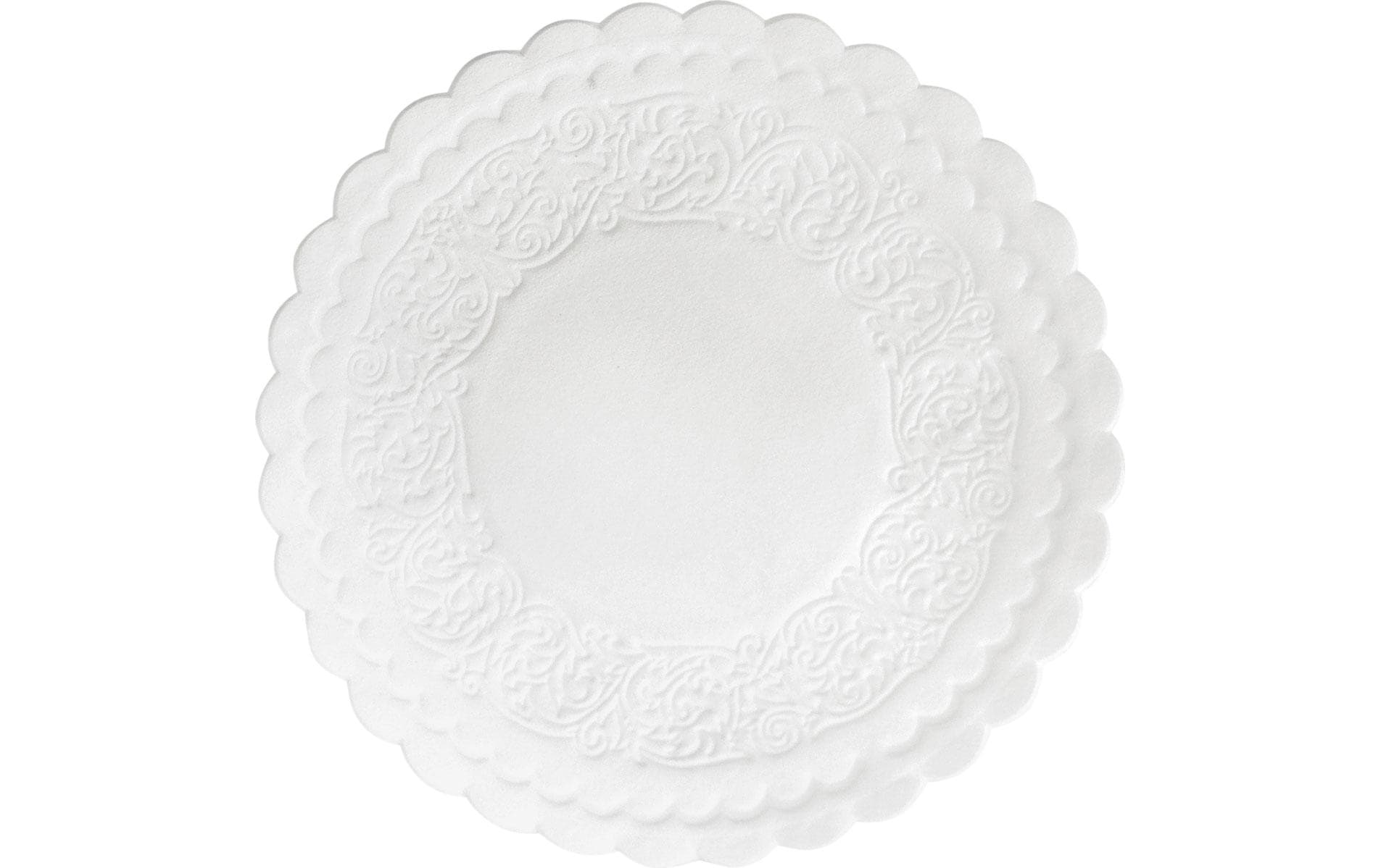Duni Untersetzer Rund 9cm weiss D:9cm, 8-lagig, 500 Stk.