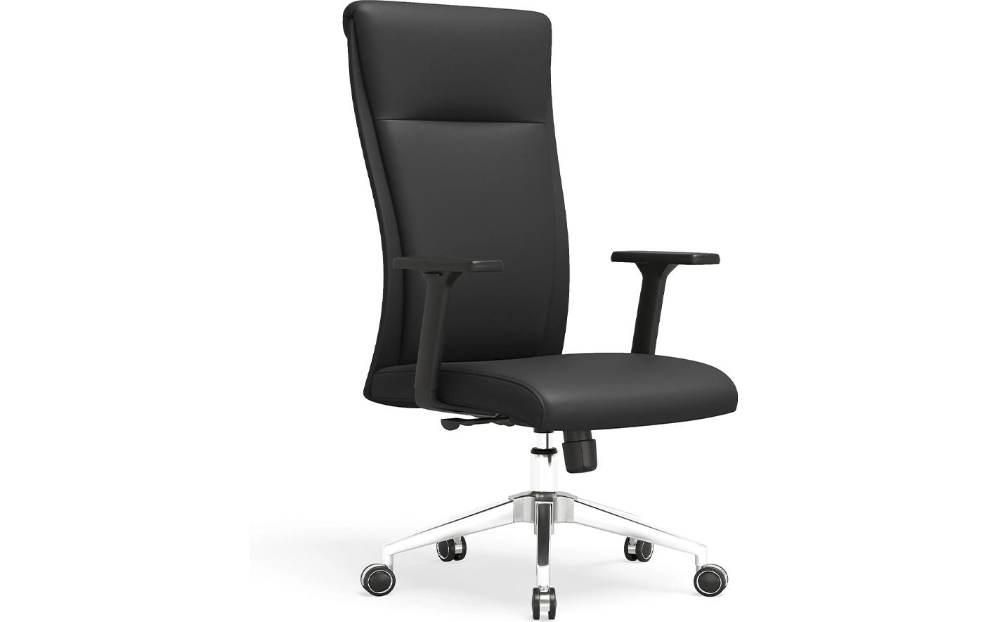 CONTINI Bürostuhl ComfortPro schwarz Kunstleder, mit Armlehnen