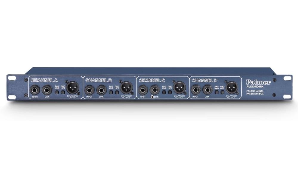 Palmer 19" DI-Box Passiv 4-Kanal PAN03PASS