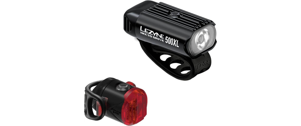 Lezyne Hecto Drive 500XL / Femto USB C Pair Velolampe-Set