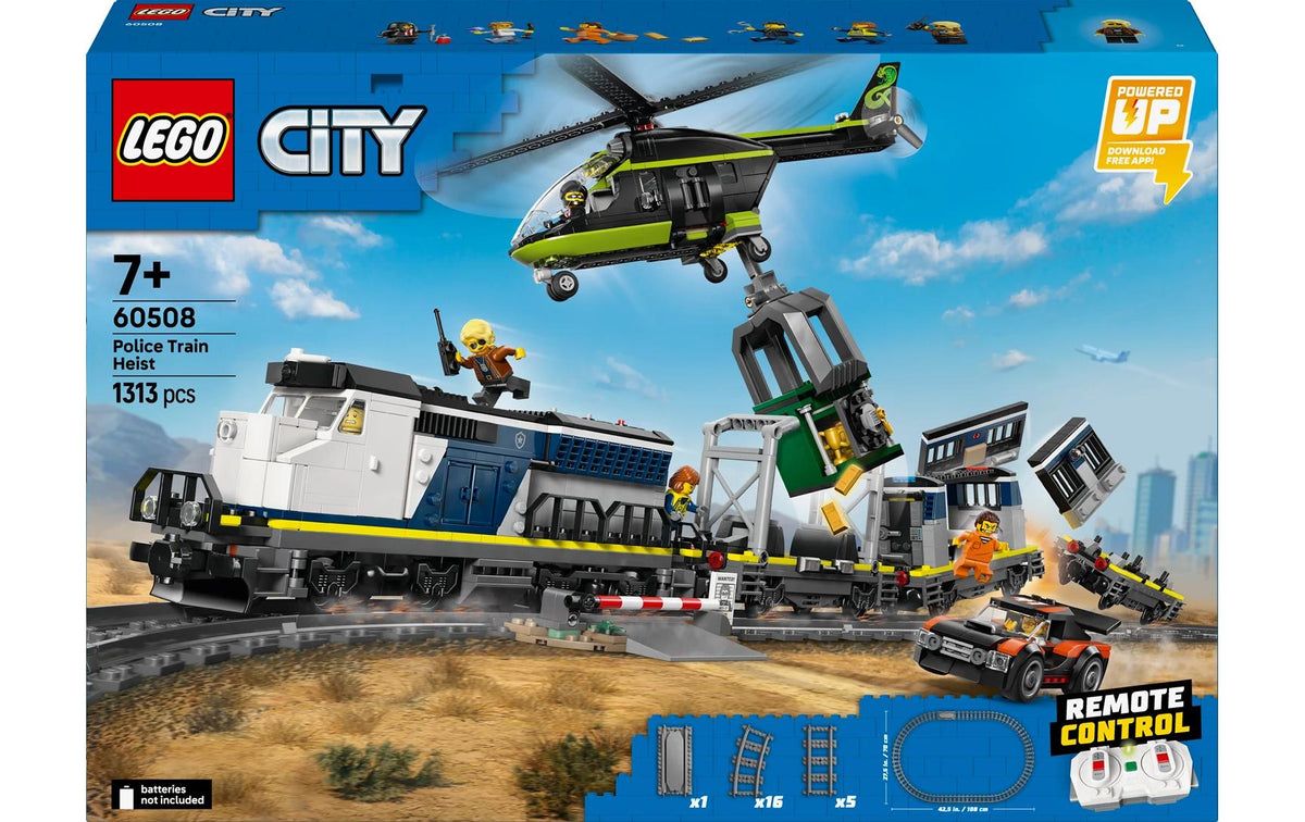 Überfall auf den Polizeizug LEGO City Eisenbahn