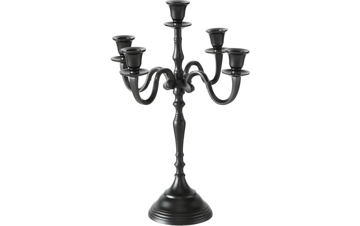 Boltze Kerzenhalter Victoria 30 x 41 cm, Schwarz