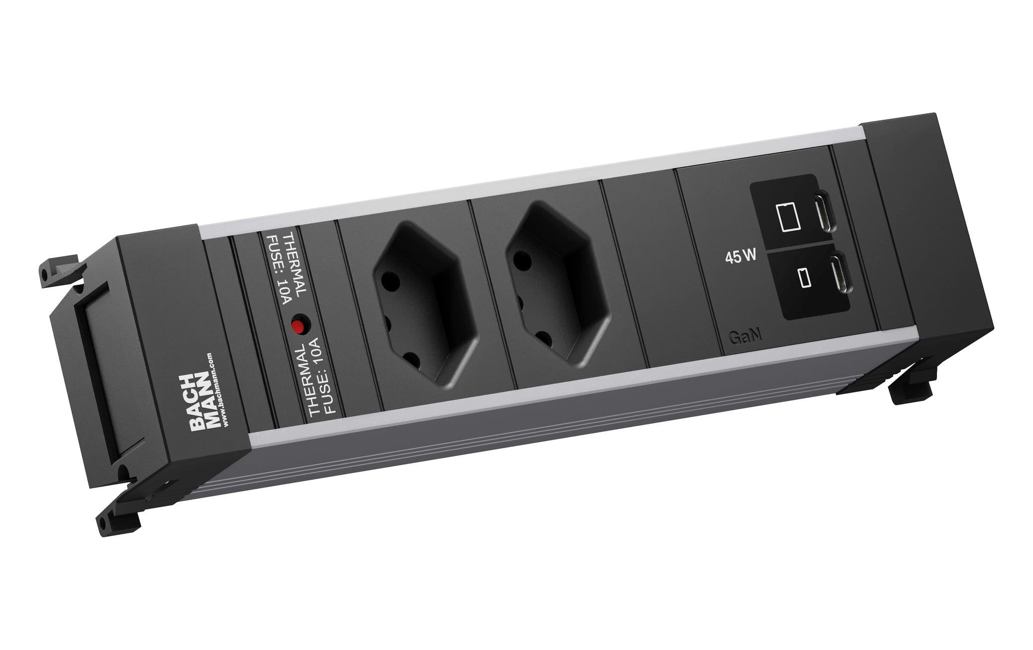POWER FRAME S 2xT13 1xUSB C/C 45W 0,2m