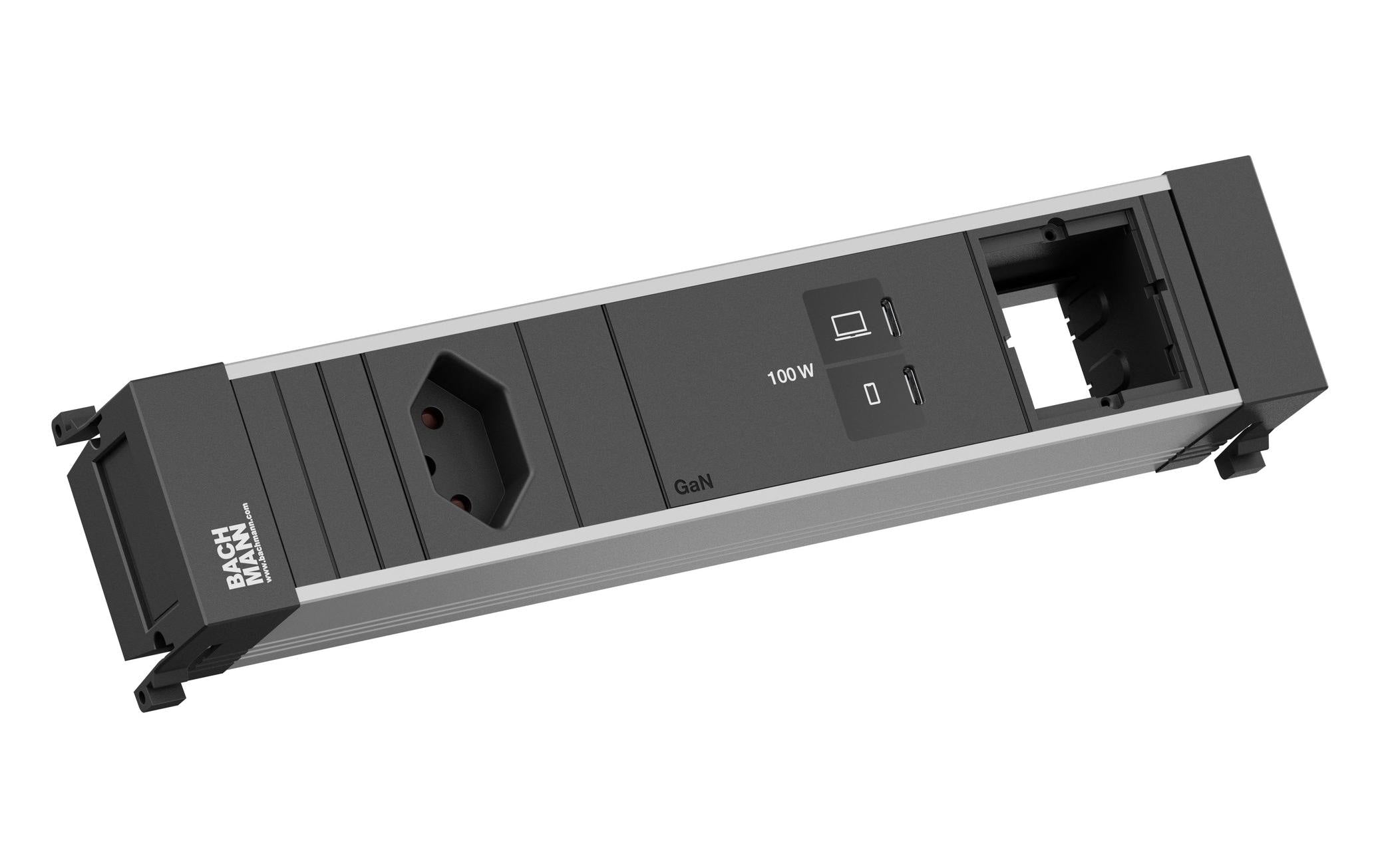 POWER FRAME M 1xT13 1xUSB C 100W 1xCM 0,2m