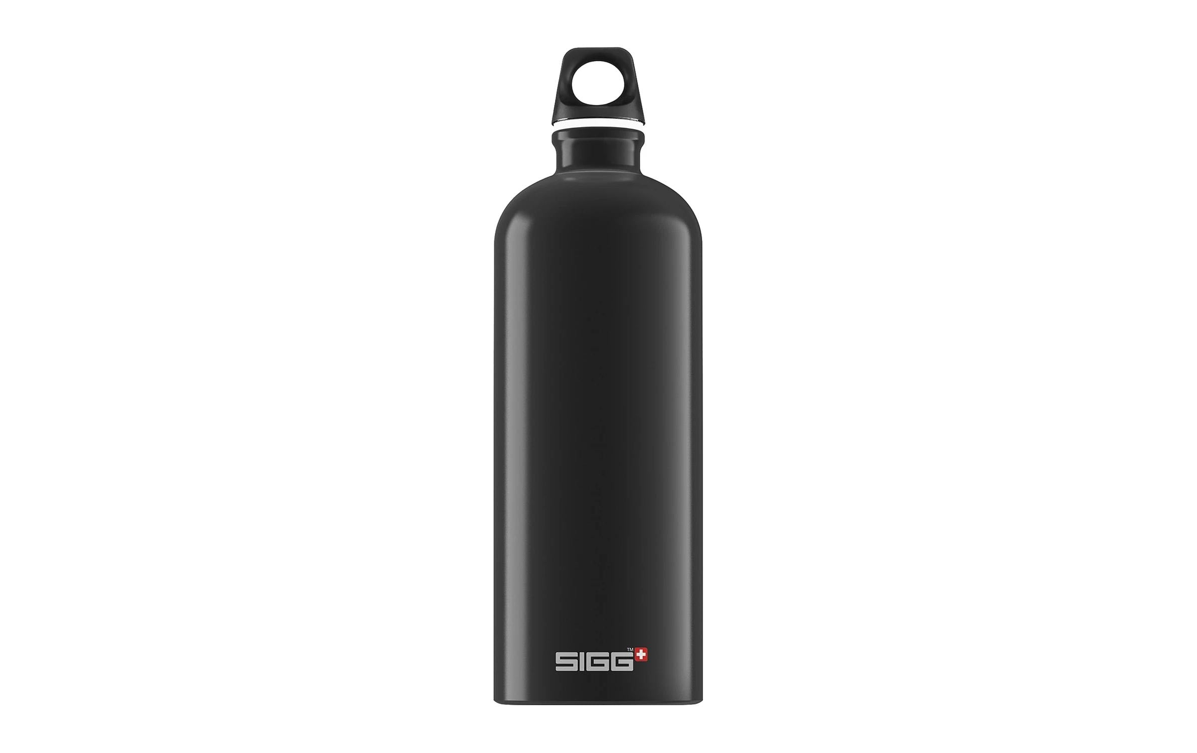 SIGG  Flasche Traveller, 1L Black, Aluminium