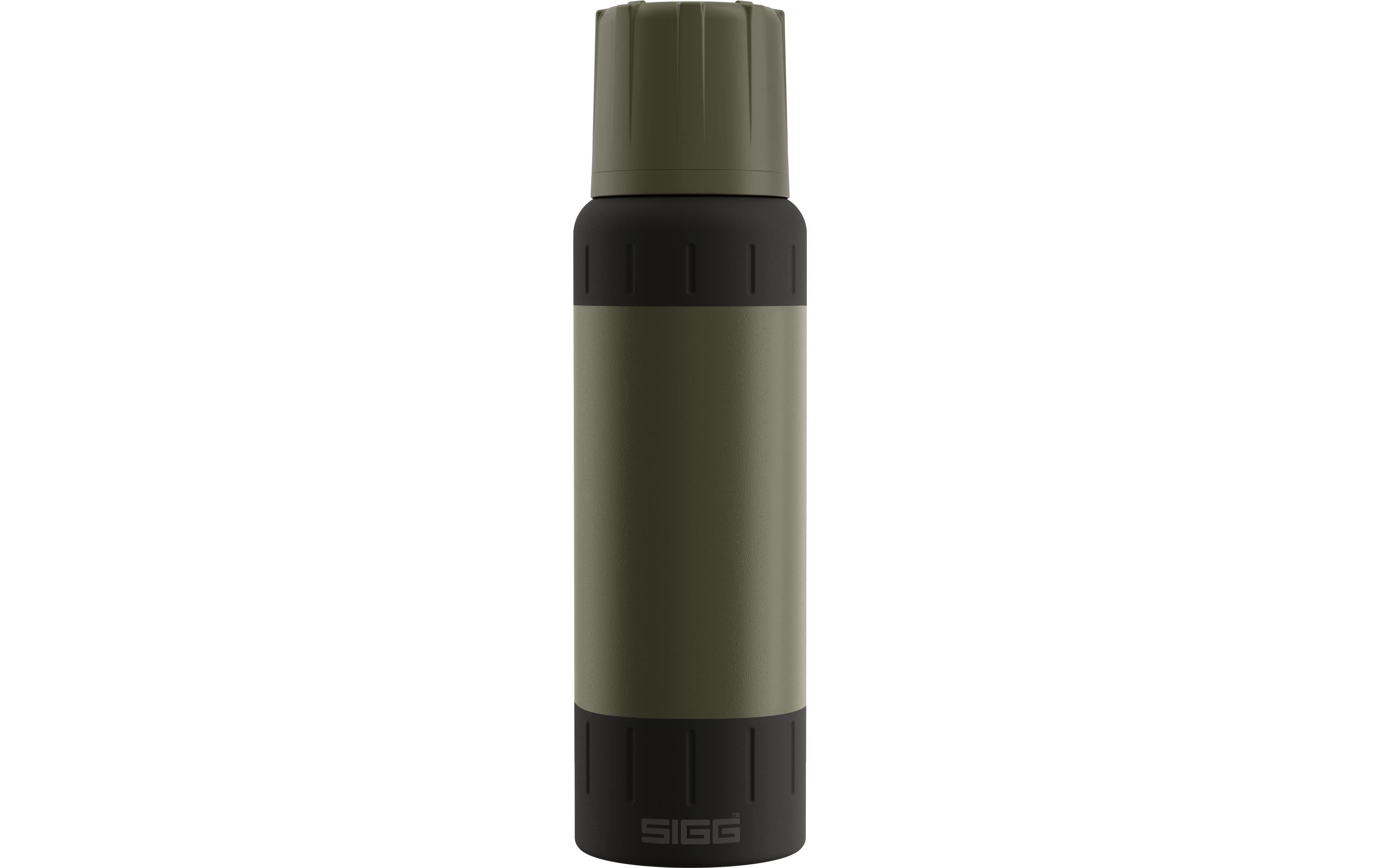 SIGG Thermosflasche Alpine Star, 1L Roasted Green, Edelstahl