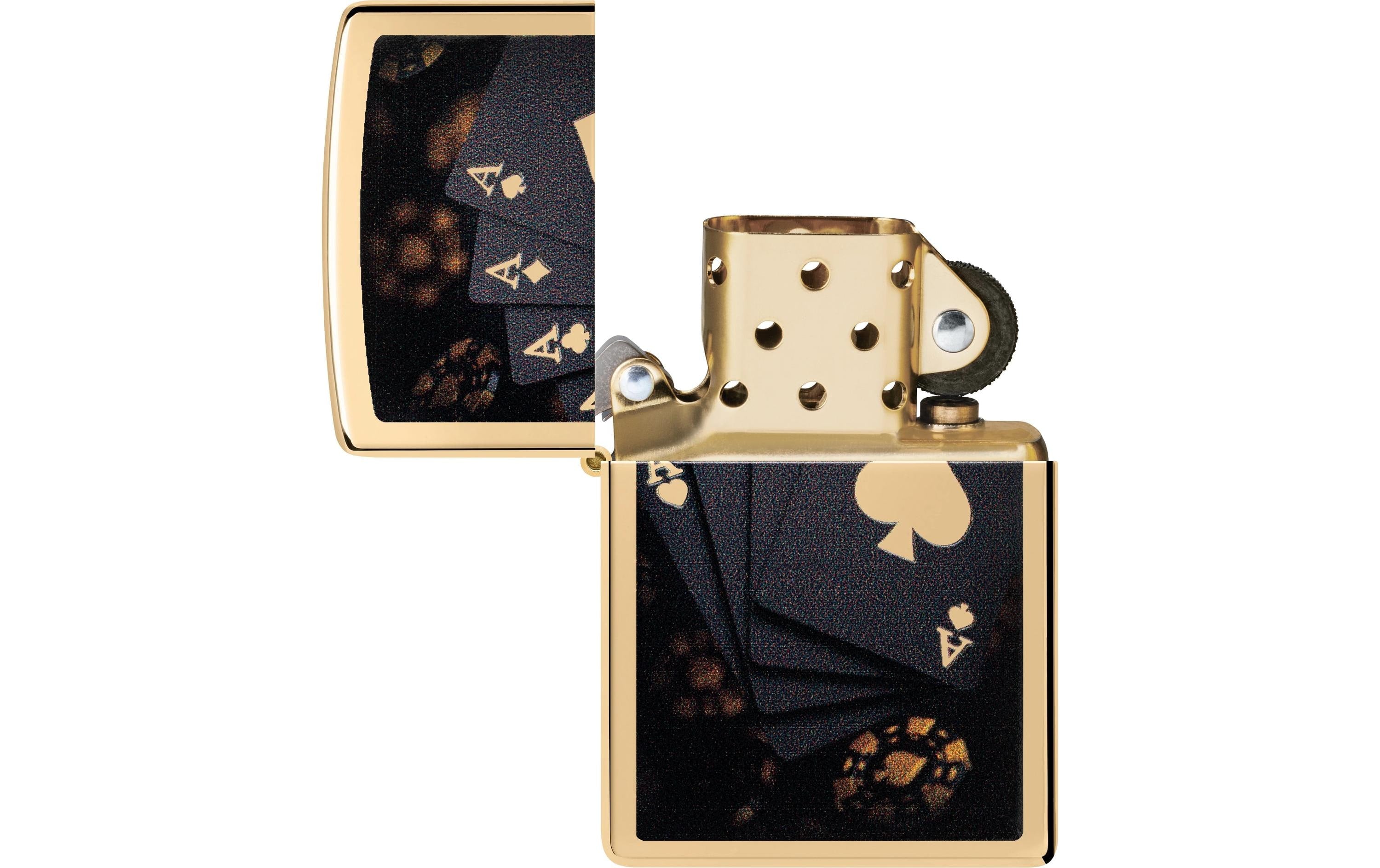 254B Poker Design Zippo Poker