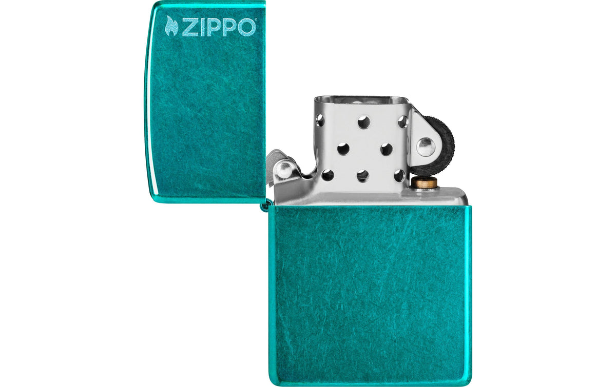 24004ZL Candy Teal with Zippo Logo Zippo Candy Teal with Logo
