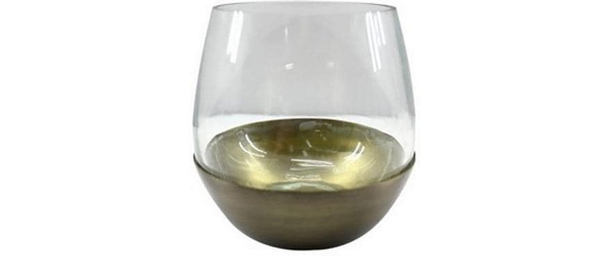Chalet Teelichthalter Dunham 11 cm, Gold