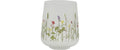 Chalet Teelichthalter Wiesenblumen L 16cm weiss