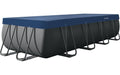 5,49m x 2,74m rechteckige Allwetter-Deluxe Dunkelblau