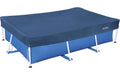 3m x 2m rechteckige Allwetter-Deluxe- Poolabdeckung Dunkelblau
