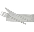 Webstar Besteckset 50 Stk CPLA, weiss, dreiteilig, 166 mm