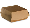Webstar Hamburger-Box 100Stk Karton, braun, 120 x 116 x 70 mm