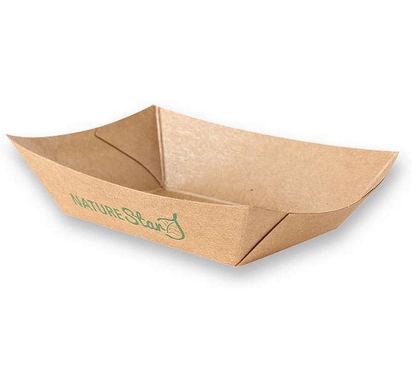 Webstar Kartonschale braun 50 Stk mit PLA, , 105 x 70 x 27 mm, 100 ml