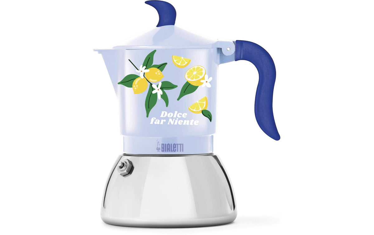 Bialetti Moka Fiammetta Ind 2 Tassen blau Lemons