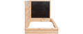 Ecksandkasten mit Tafel
