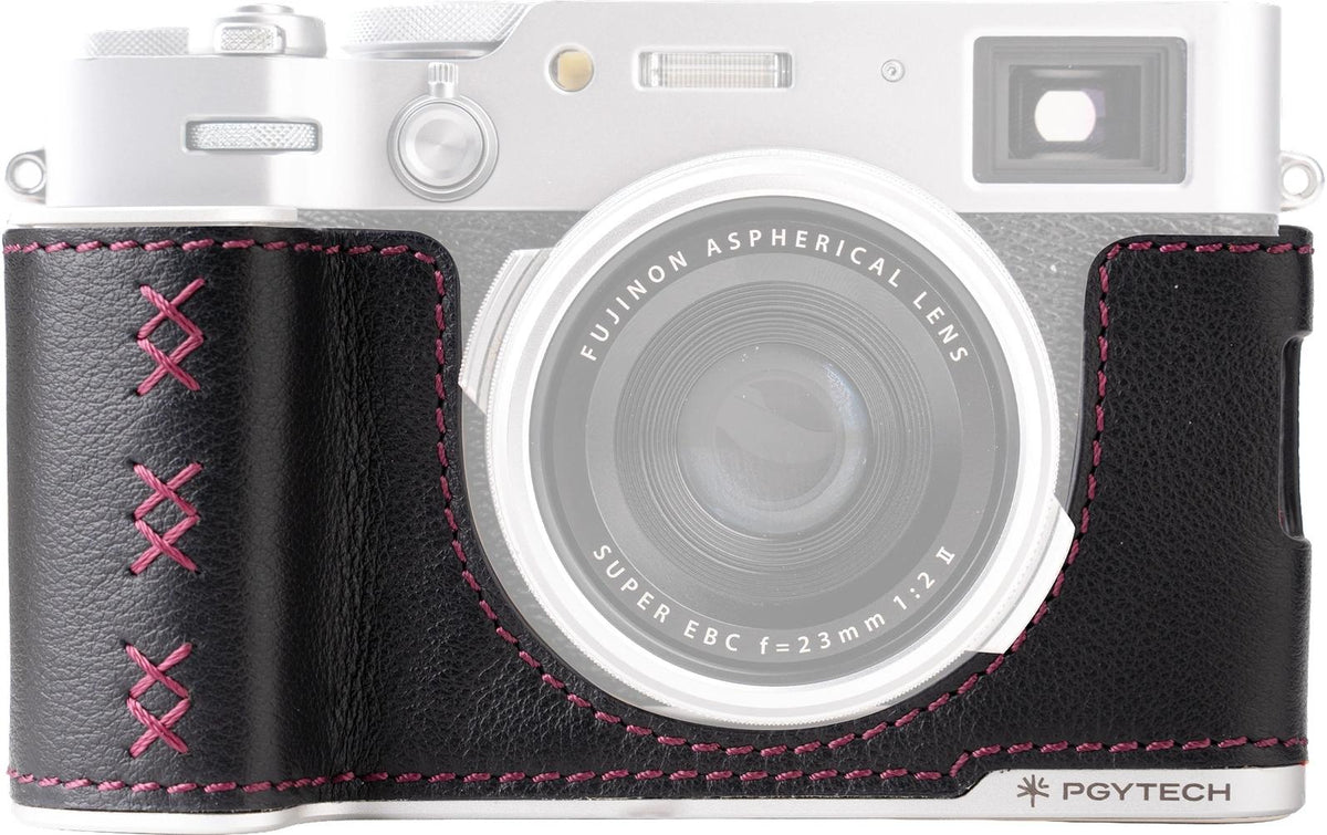 PGYTECH Leather Camera Case For FUJIFILM X10VI Midnight Black