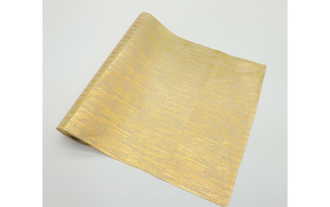 Dameco Dekostoff Gold, imitierte Leine 36x300 cm, Polyester