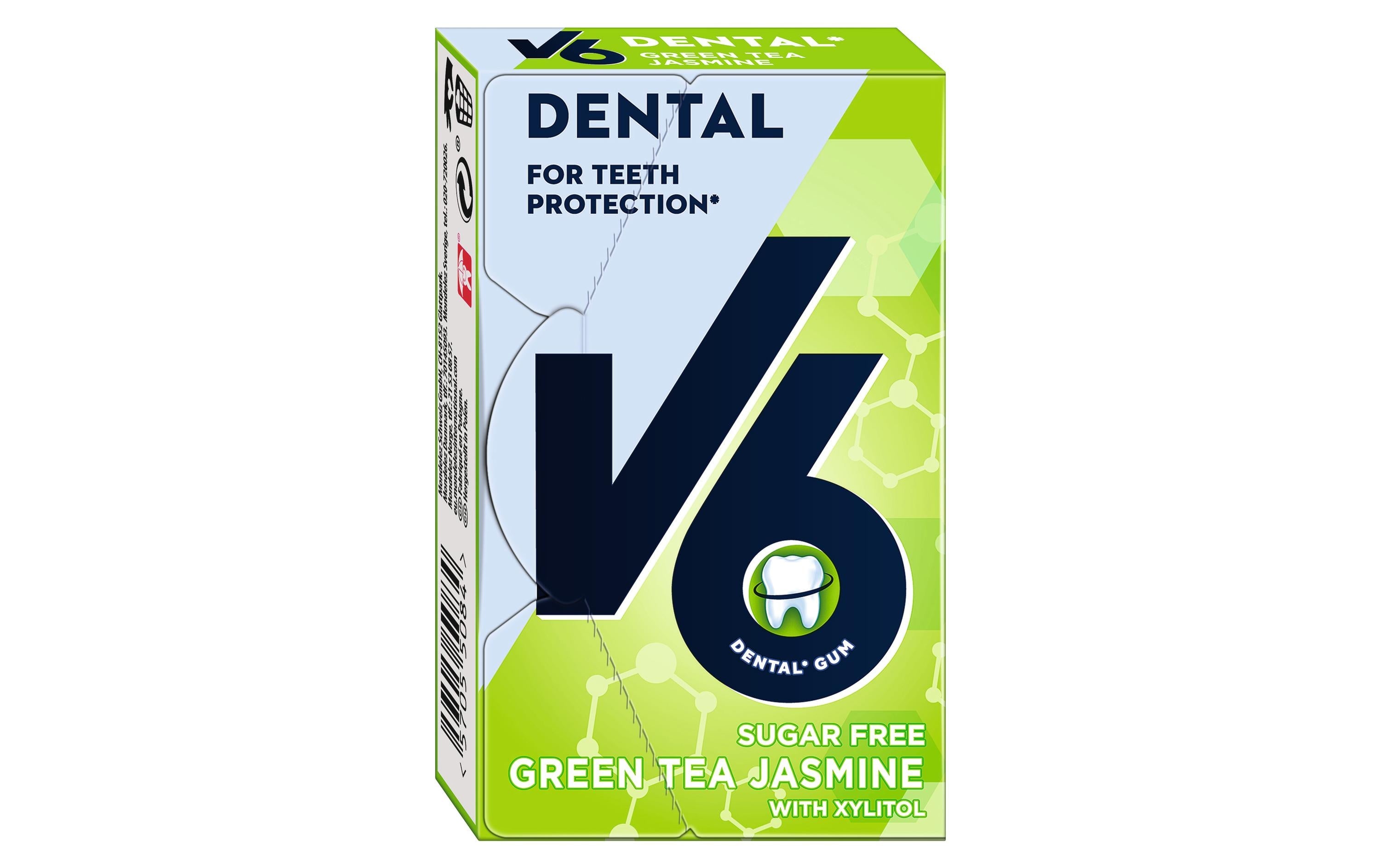 V6 Dental Green Tea Jasmine 24 g