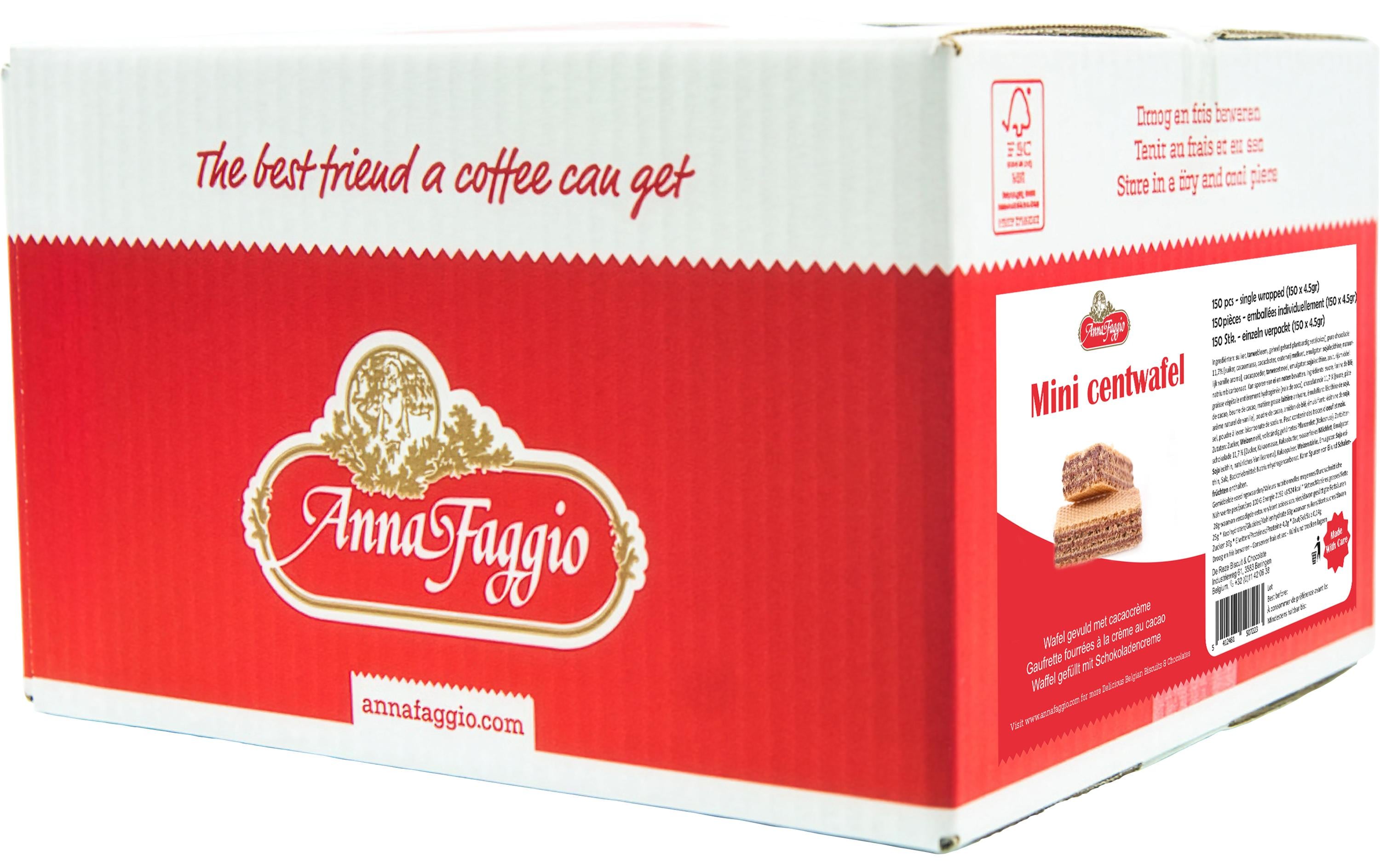 Mini-Waffel mit Schokolade Box à 150 x 4.5 g