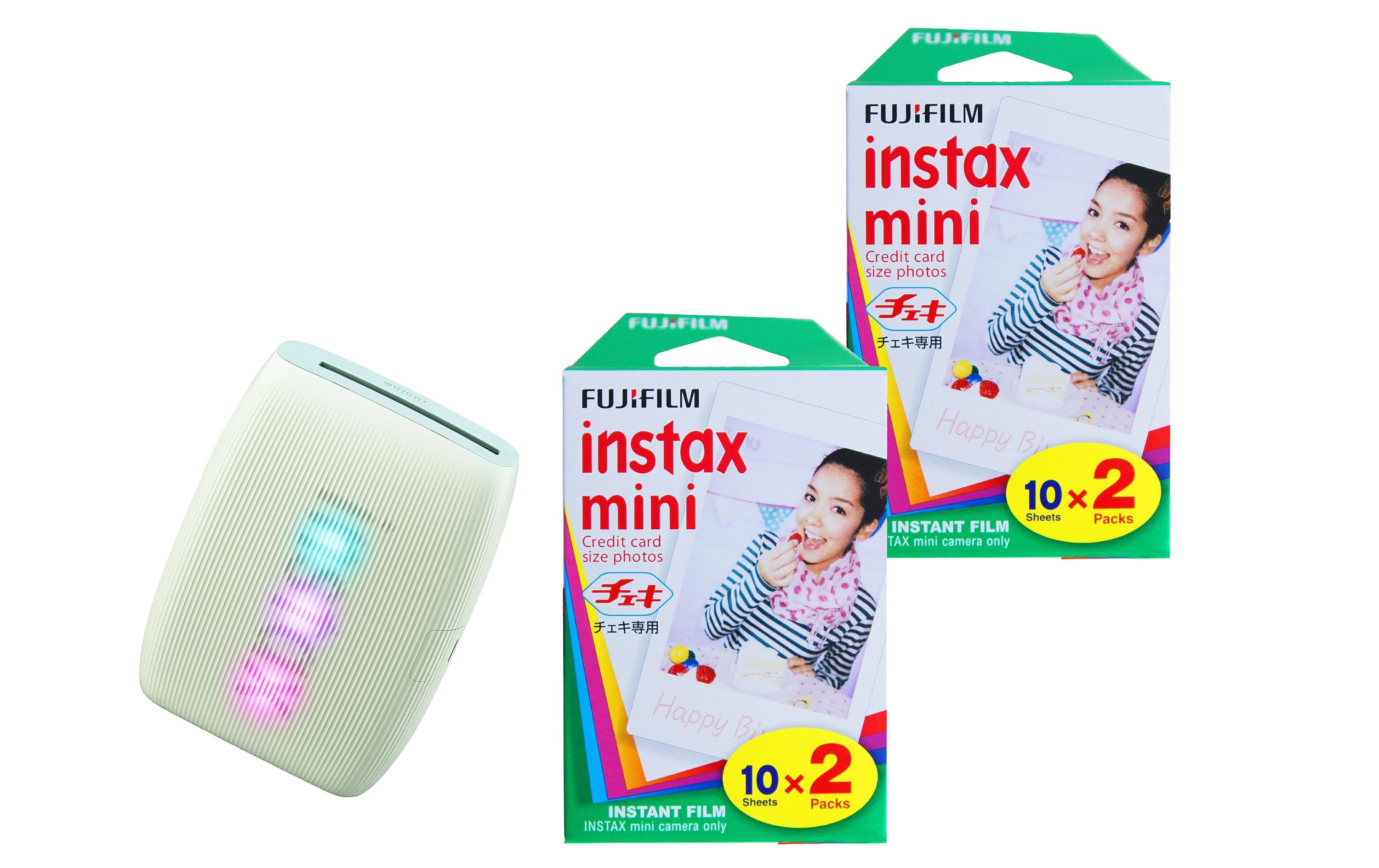 Fujifilm Instax Mini Link3 Sage Green  KIT Inkl. 2 x Duo Pack