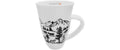 CN Tasse Scherenschnitt Familie weiss, 12.5 cm