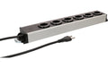 Steckdosenleiste Power Line 6x Typ 23 grau/schwarz 1.5m Magnet
