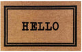 Dameco Fussmatte Hello 75x45 cm, Kokosfaser, Rutschfest