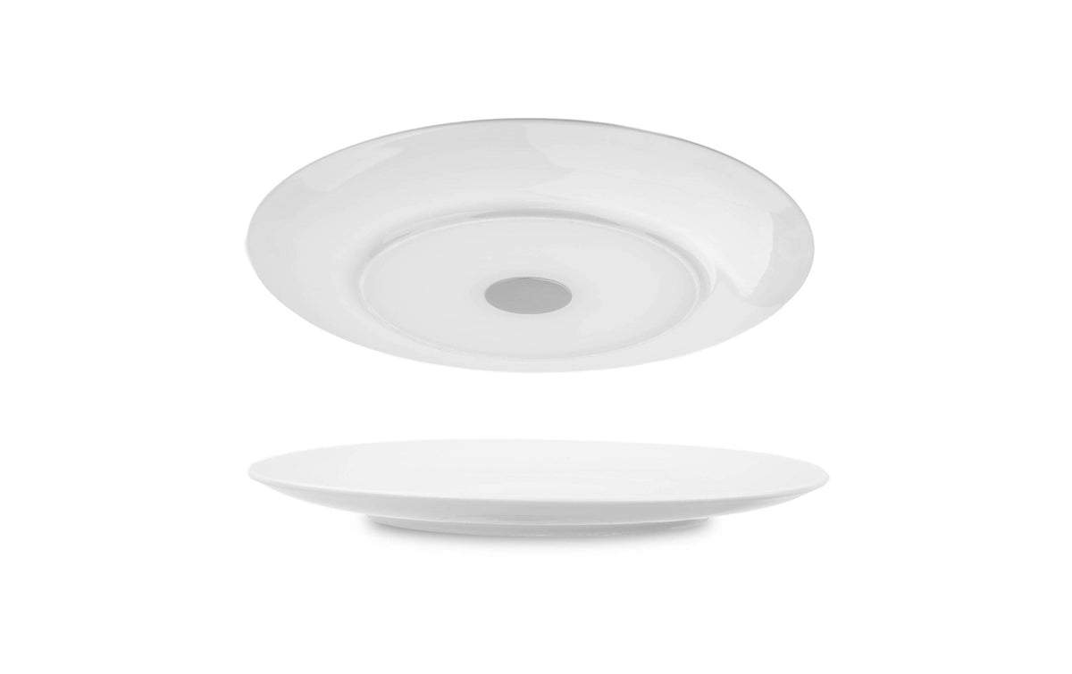 Silwy Magnet-Porzellanteller 26cm WHITE // 2er-Set