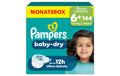 Pampers Baby Dry Gr. 6+  Extra Large 14 - 19 kg, Monatsbox / 144 Stk