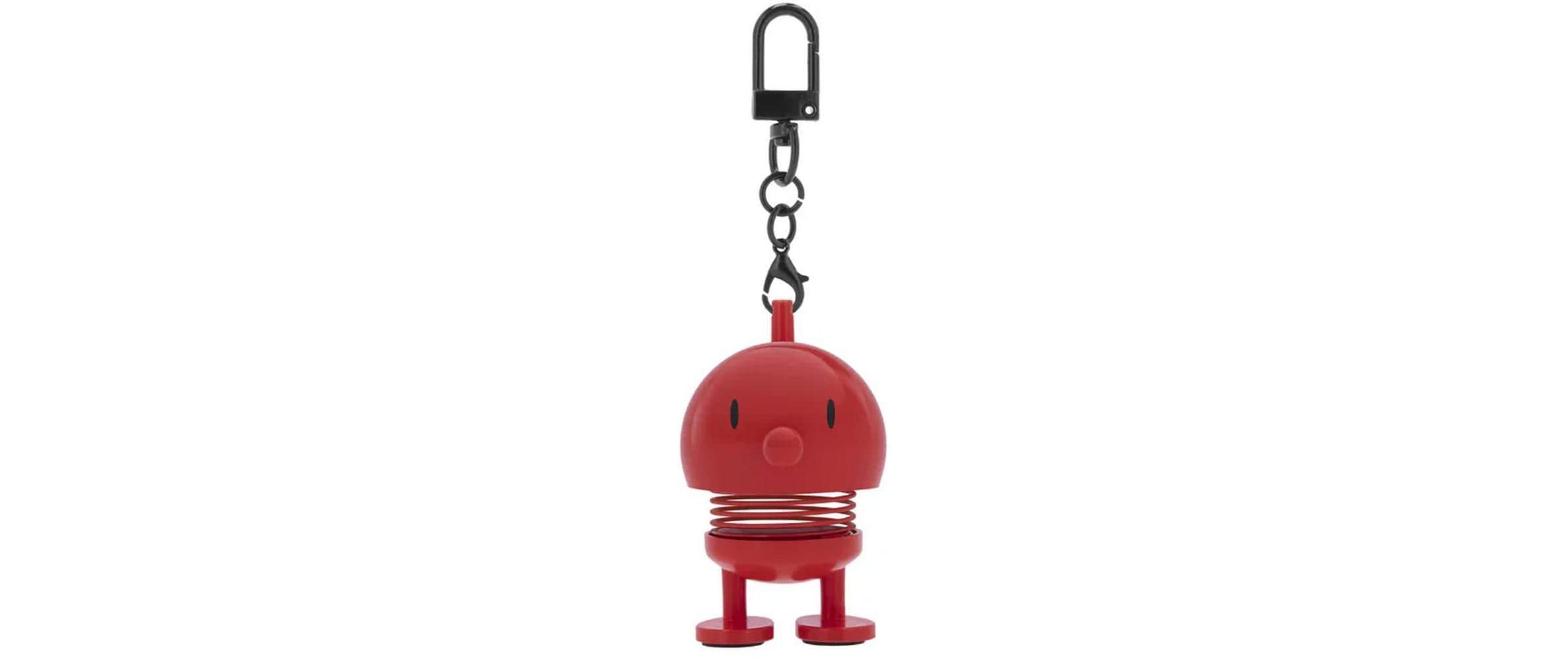 Hoptimist Taschenanhänger Rot 4x3.4x5.9 cm, ABS, Stahl