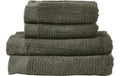 Zone Frottierwäscheset Classic, Oliv Green 100% Baumwolle 600g, 2xje: 50x100, 140x70
