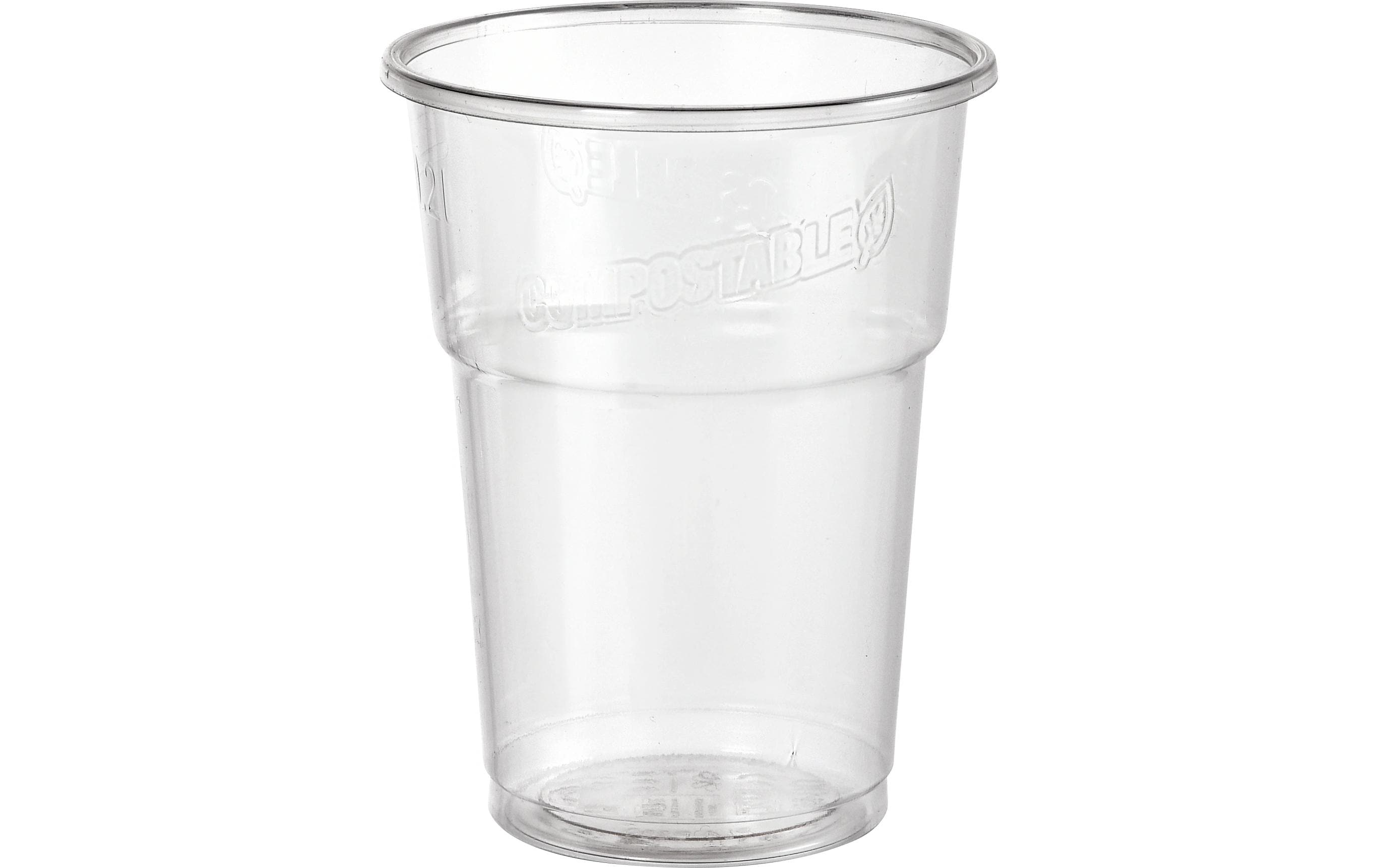 Duni Glas 250ml PLA Füllstrich 50 Stk.