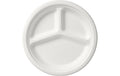 Duni Teller Bagasse weiss 26cm 3-geteilt 50 Stk.