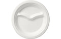Duni Teller Bagasse weiss 22cm 2-geteilt 50 Stk.