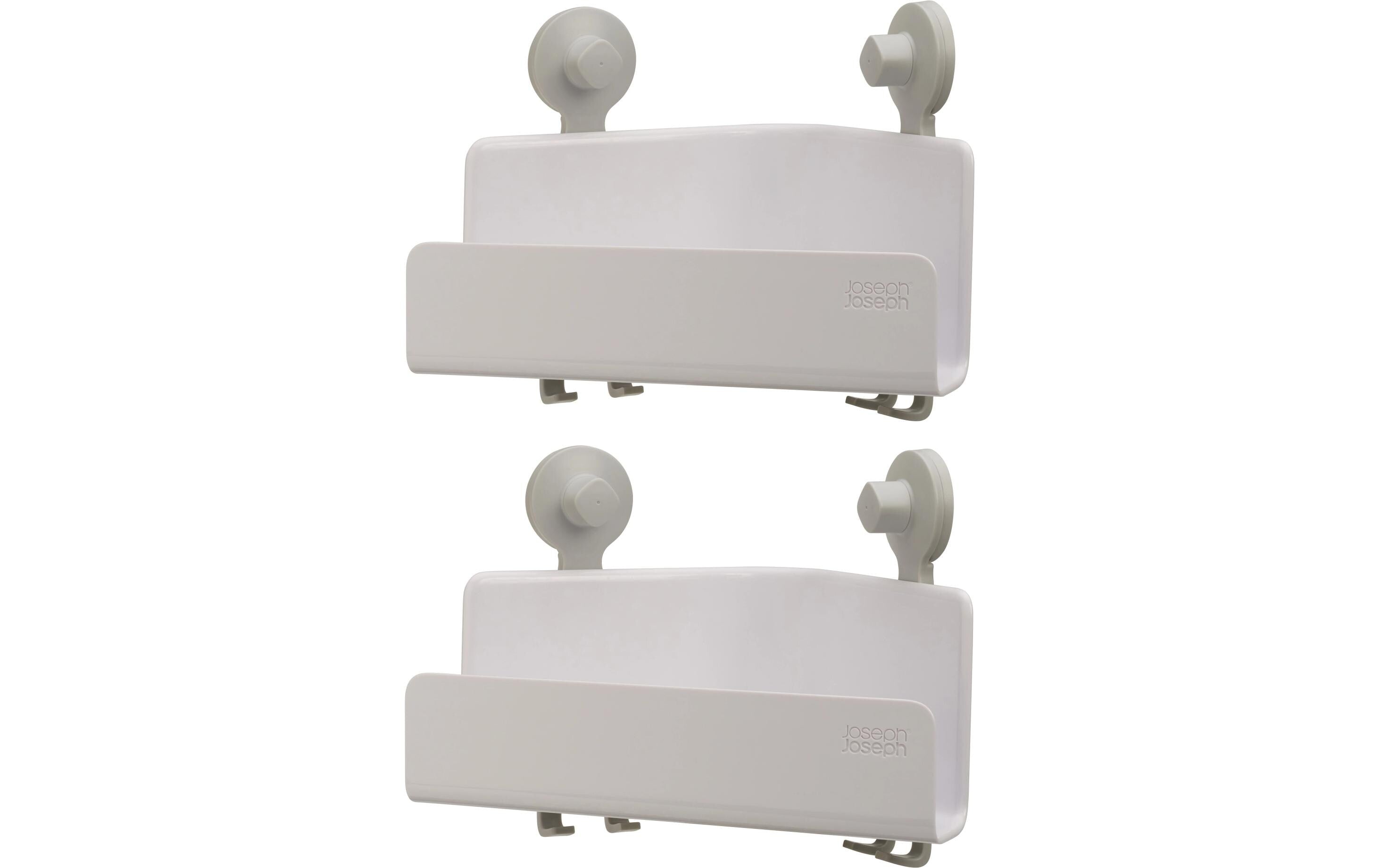 Joseph Joseph EasyStore Eckduschablage 2er Set  weiss