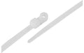 Kabelbinder mit Schraubenloch weiss 300mm x 4.8mm 100 Stück