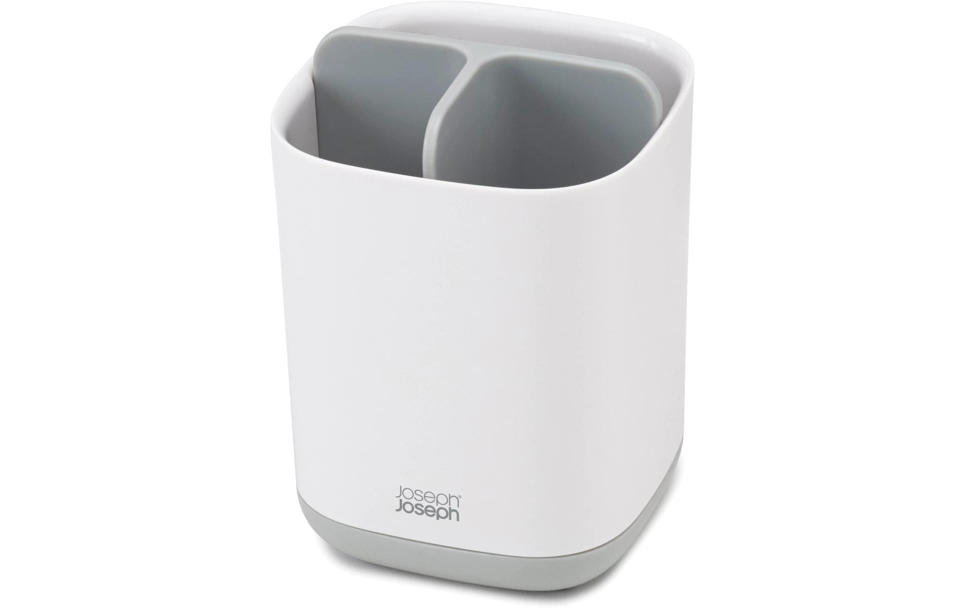 Joseph Joseph  EasyStore Zahnbürstenhalter weiss grau, 8.4x8.4x12.7cm
