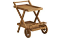 House Nordic Trolley Pasaku 86x50x81 cm Teak