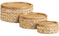 House Nordic Aufbwahrungskorb 3er Set Wasserhyacinthe,