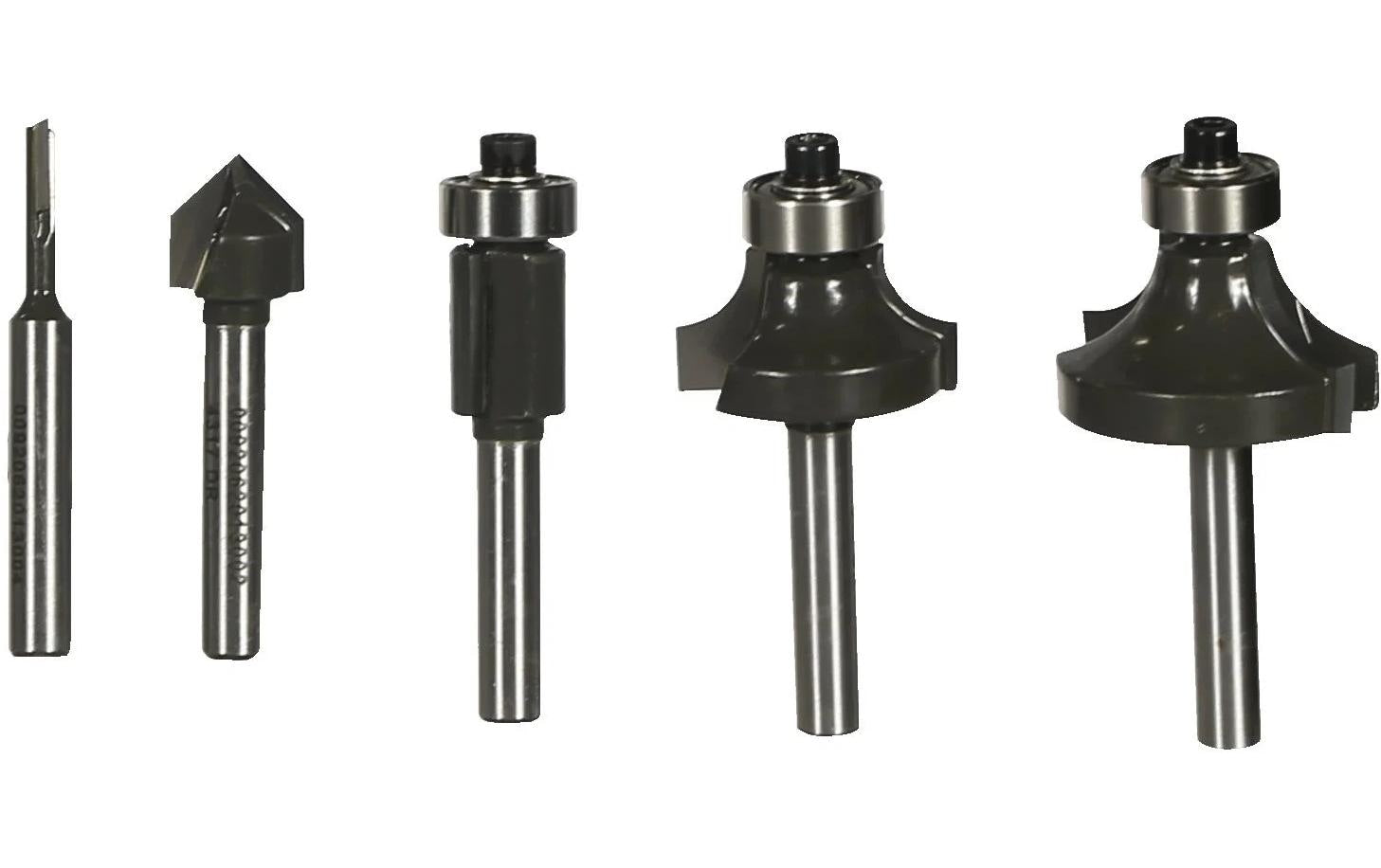 RYOBI 5-teiliges Fräserset 6 mm RAKRBS5 Passend für RYOBI Kantenfräser