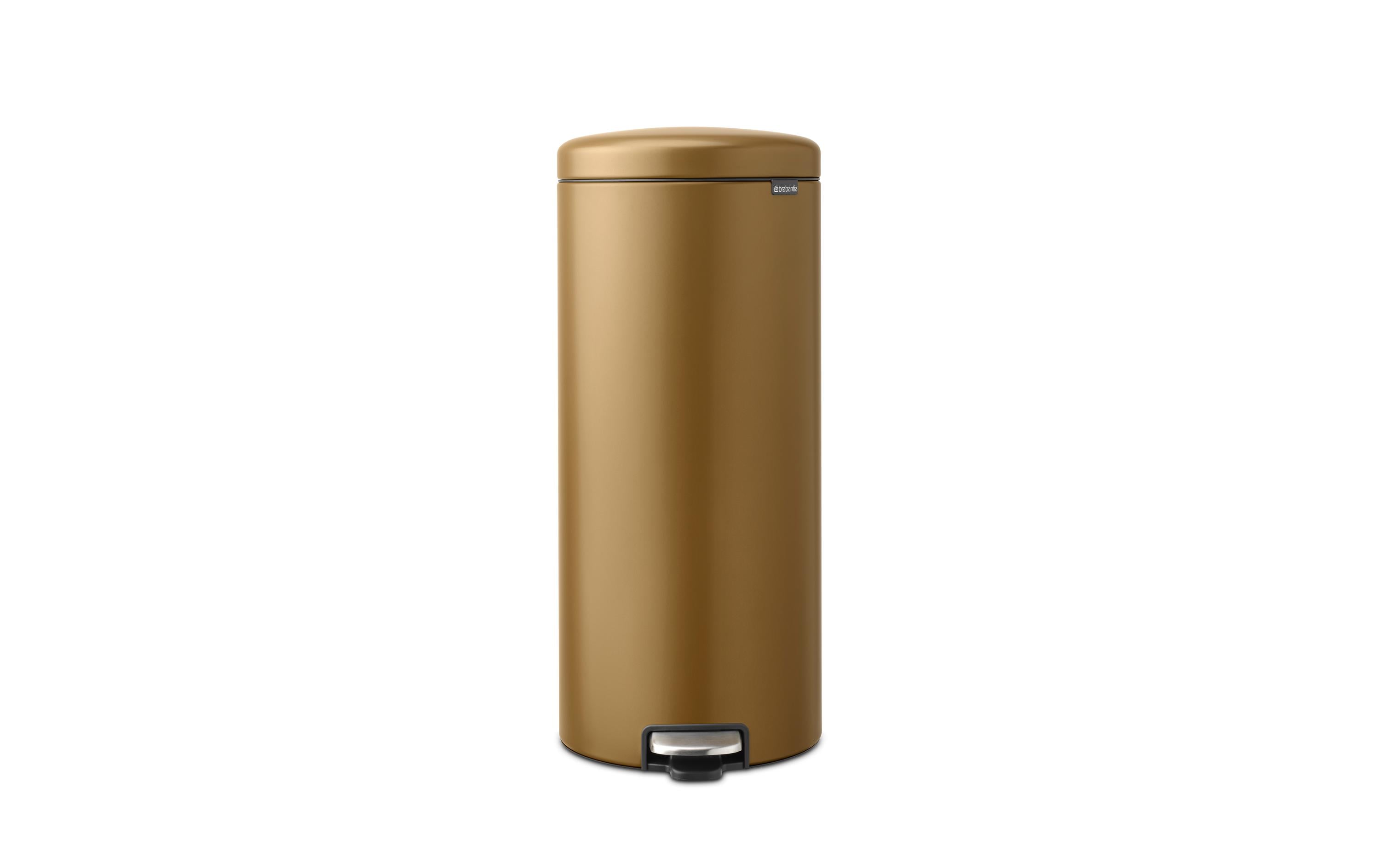 Brabantia NewIcon Treteimer 30 Liter Warm Brass