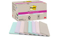 3M Post-it Super Sticky Recycling Notes 8 Blöcke à 70 Blatt, 127x76mmm, div. Farben
