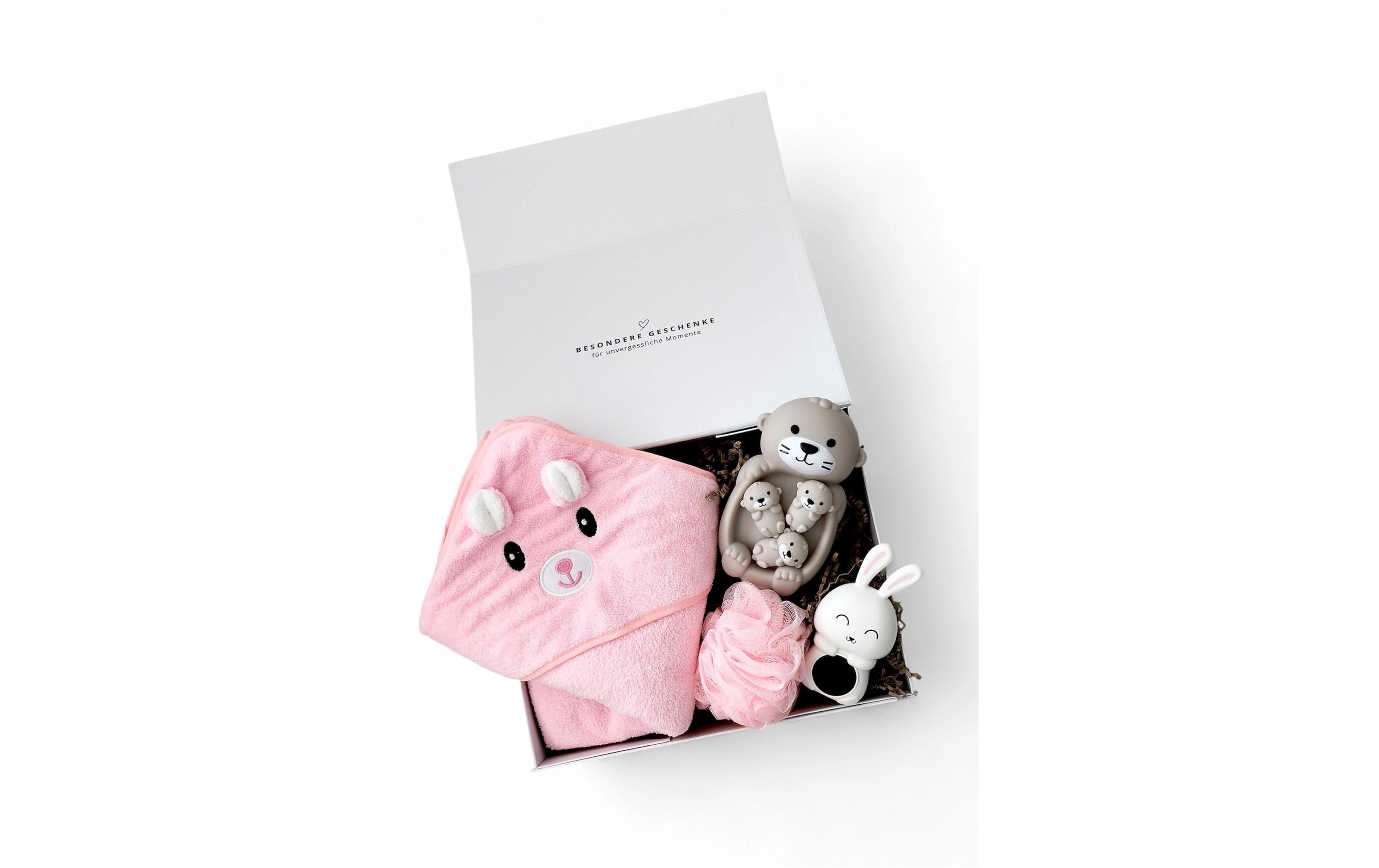 Badebox rosa Bär