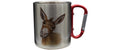 CN Tasse Esel 330 ml Edelstahl, Silber, 8x9 cm (DxH)