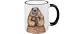 CN Tasse Murmelier 330 ml schwarz, 8.3x9.7 cm (DxH)