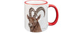 CN Tasse Steinbock 330 ml rot, 8.3x9.7 cm (DxH)